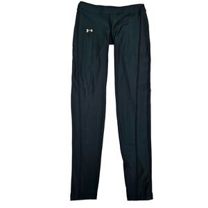 Under Armour Womens Compression Ankle Pants Blue Size MD Polyester Cold Gear